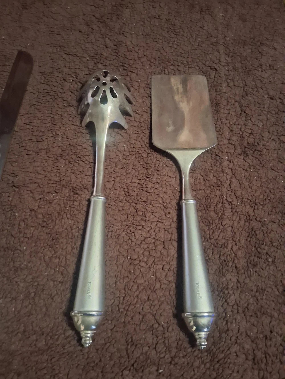 Vintage Towle Silver Plated Serving Set Utensils